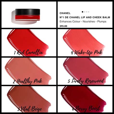 chanel lip and cheek balm swatch|Chanel lip balm shades.